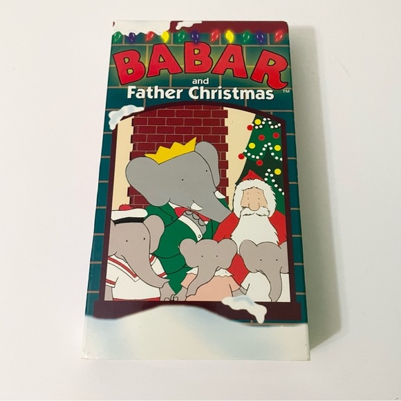 Babar and Father Christmas VHS 1985 Animated Holiday Movie - Picture 15 of 15